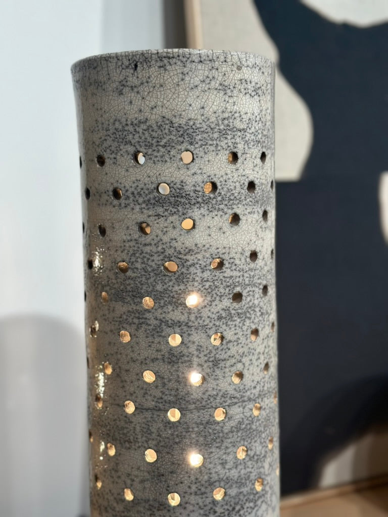 Cylindrical Table Lamp BY C. CHERNEY