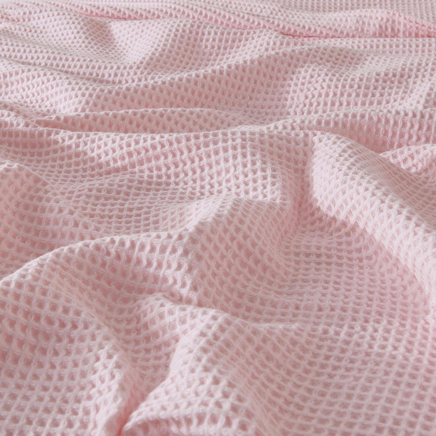 BH Collective - 100% Cotton Waffle Weave Blanket - Mikala Collection: Full / Queen / Oatmeal