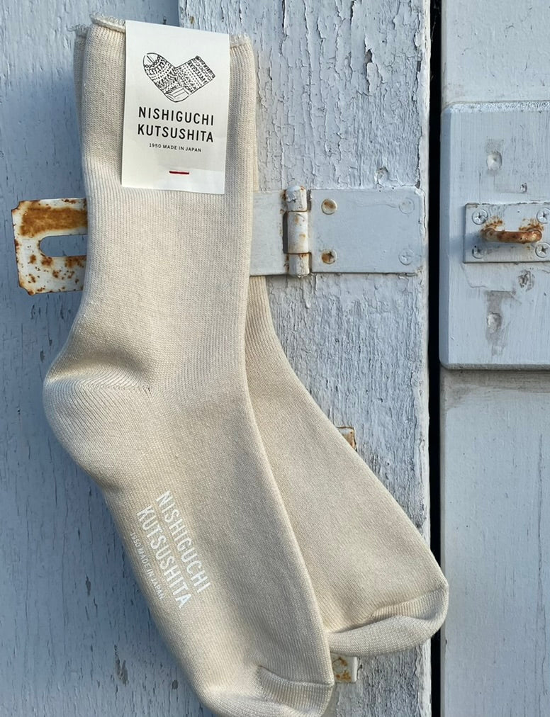 Silk & cotton lounge socks from Japan