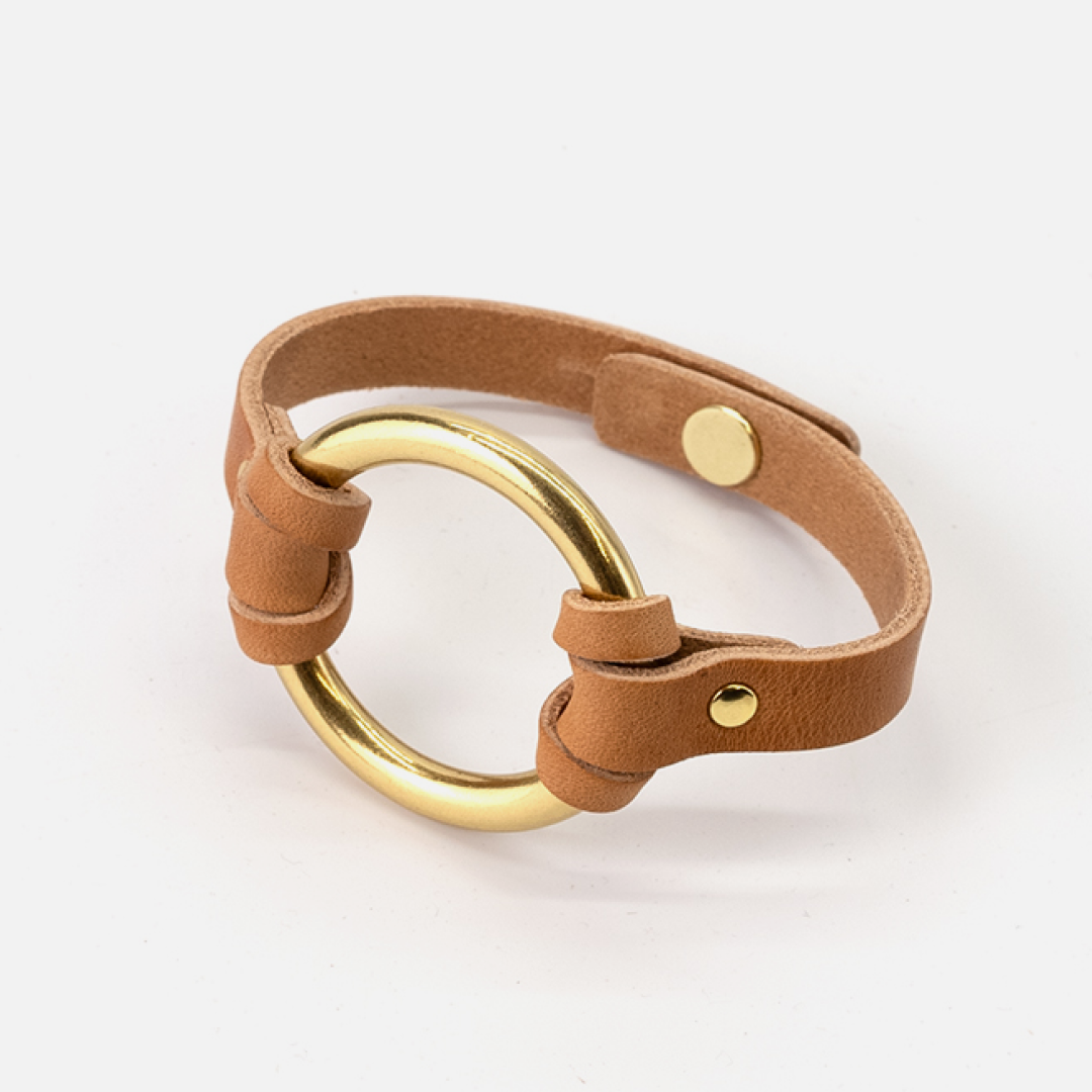 Chinati O-Ring Bracelet: Medium / Natural / Black