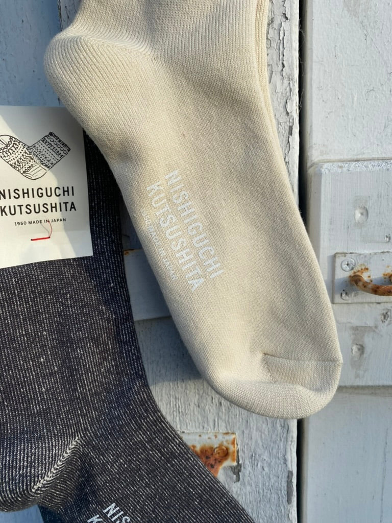 Silk & cotton lounge socks from Japan