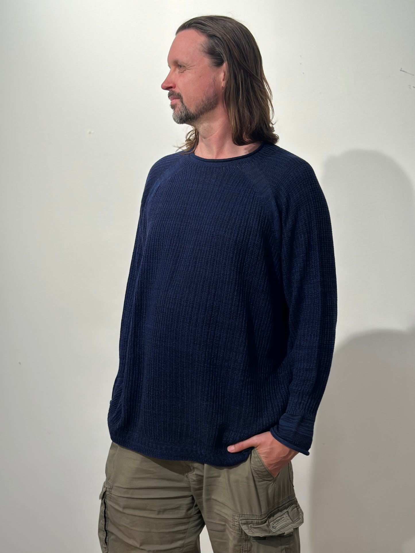 Tamaki-Niime PO Knit Organic Cotton Pullover Gender Free Wear from Japan