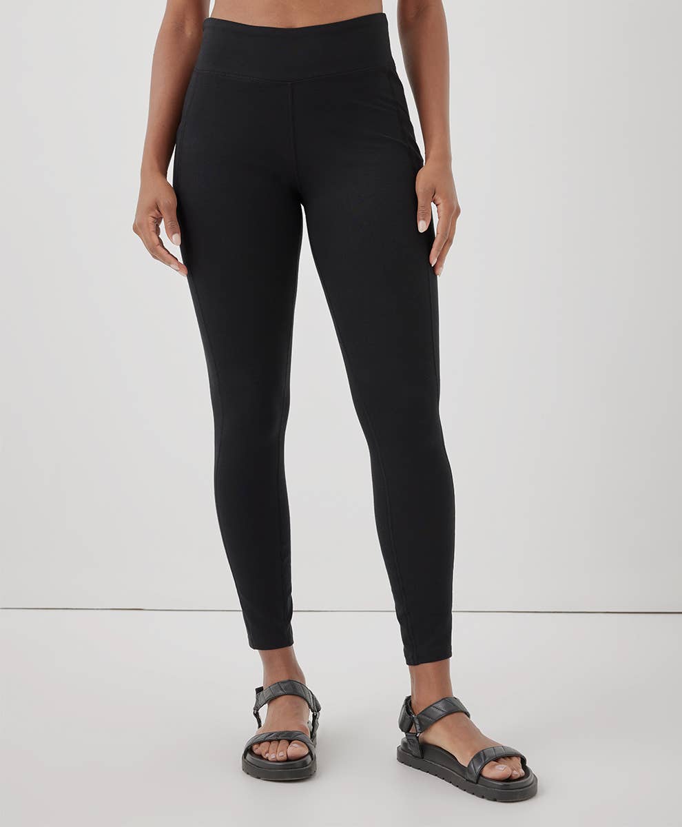 Pact - Women’s On The Go-to Pocket Legging: Black / Small