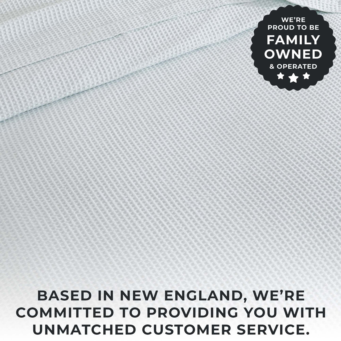 BH Collective - 100% Cotton Waffle Weave Blanket - Mikala Collection: Full / Queen / Oatmeal