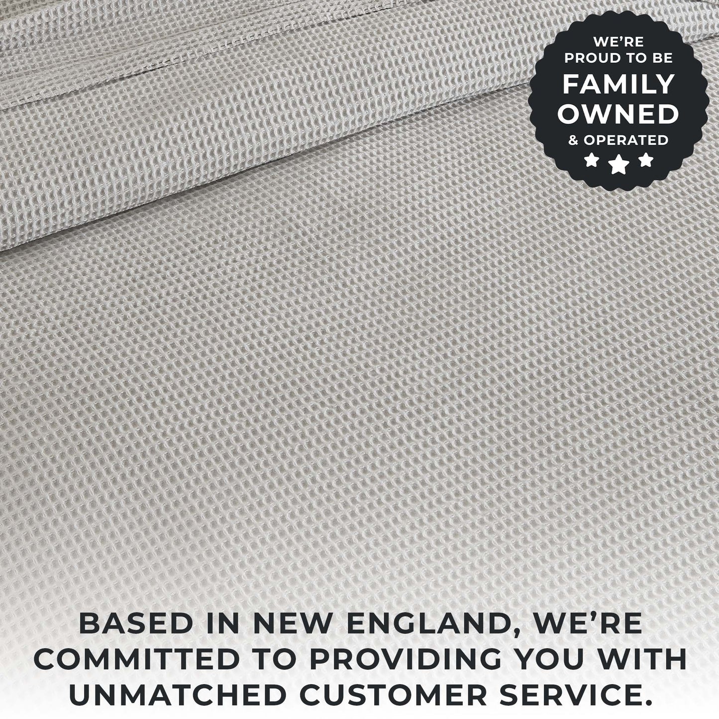 BH Collective - 100% Cotton Waffle Weave Blanket - Mikala Collection: Full / Queen / Oatmeal