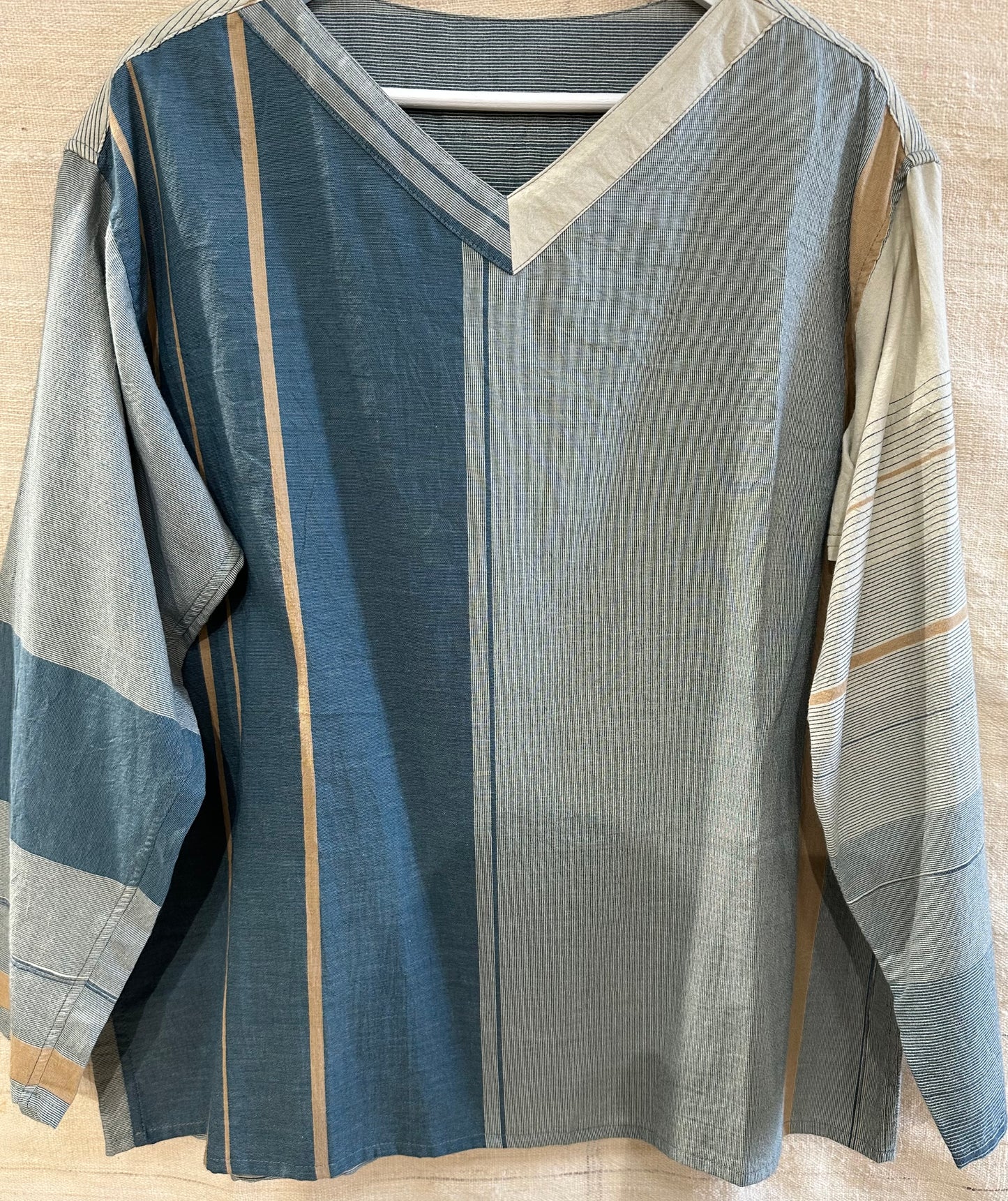 Tamaki-Niime Fuwa Paja V-Cotton Top Woven, Unisex