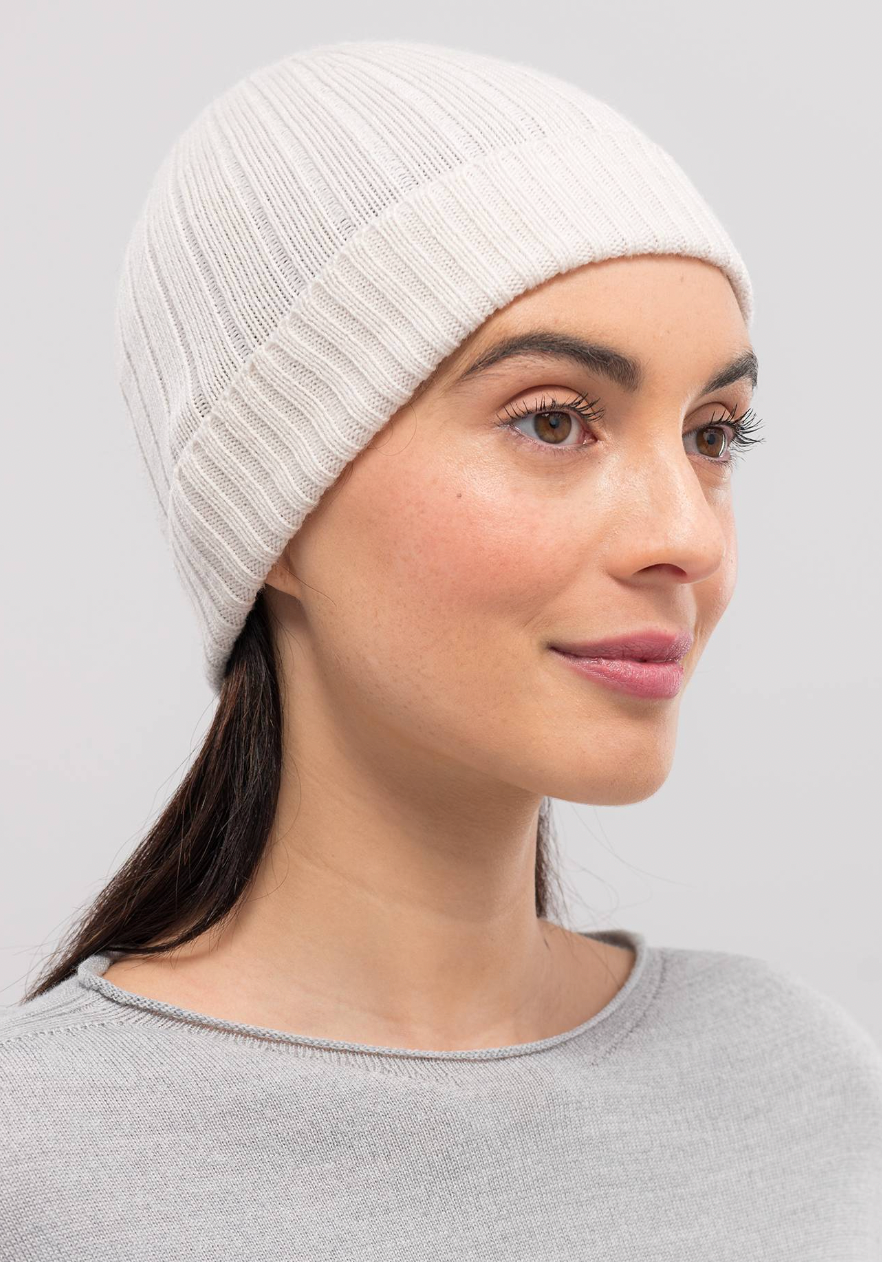 Ribbed Merino Knit Beanie, Unisex