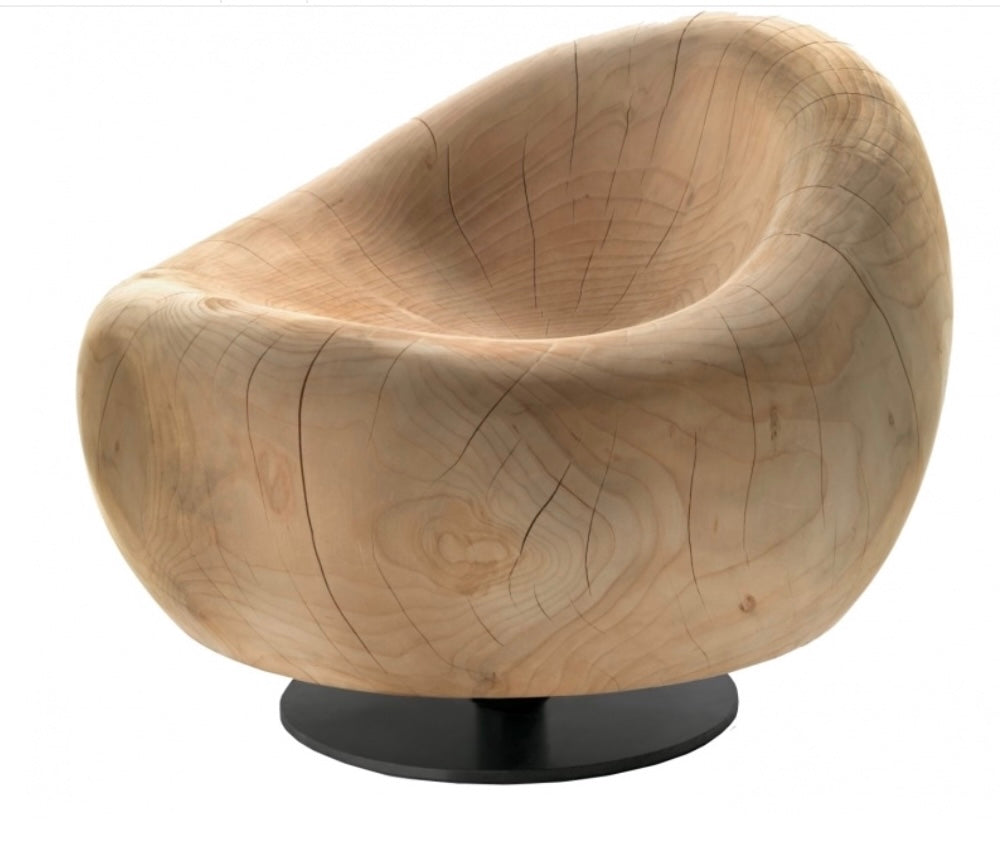 Cedar Maui Swivel Chair from Riva 1920, Italy