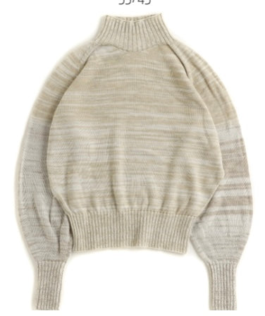 knit puff soft cotton/wool easy sweaters