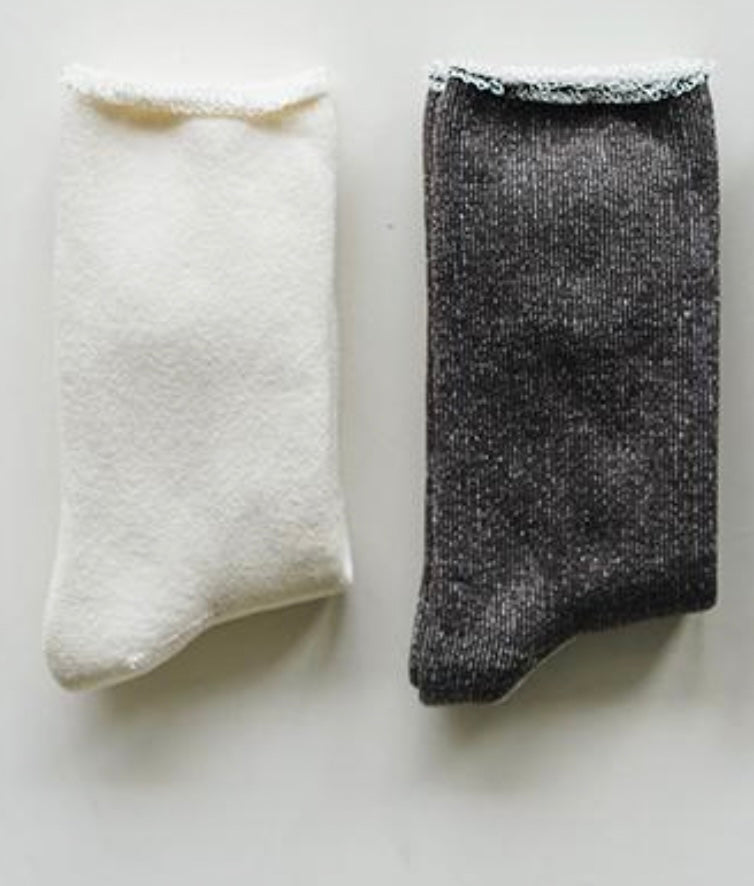 Silk & cotton lounge socks from Japan