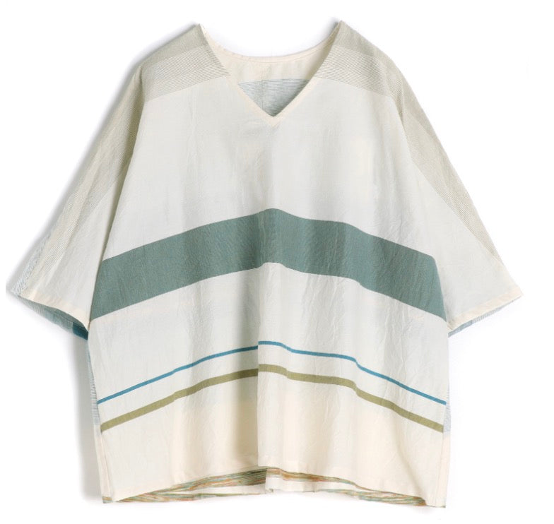 Tamaki-Niime Fuwa Tee Half Sleeve Organic Cotton Tee