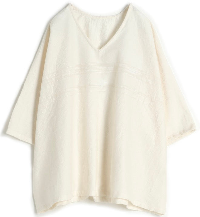 Tamaki-Niime Fuwa Tee Half Sleeve Organic Cotton Tee