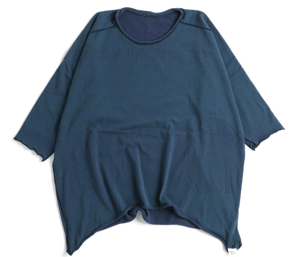 Tamaki-Niime Futo Nuime Mid Sleeve Fine Organic Cotton Woven Top Gender Free