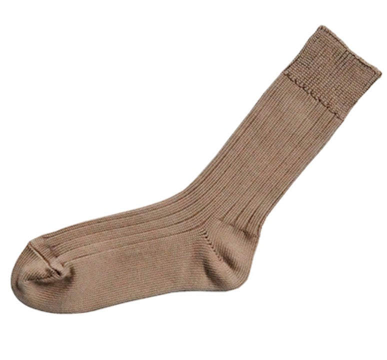 egyptian cotton ribbed socks