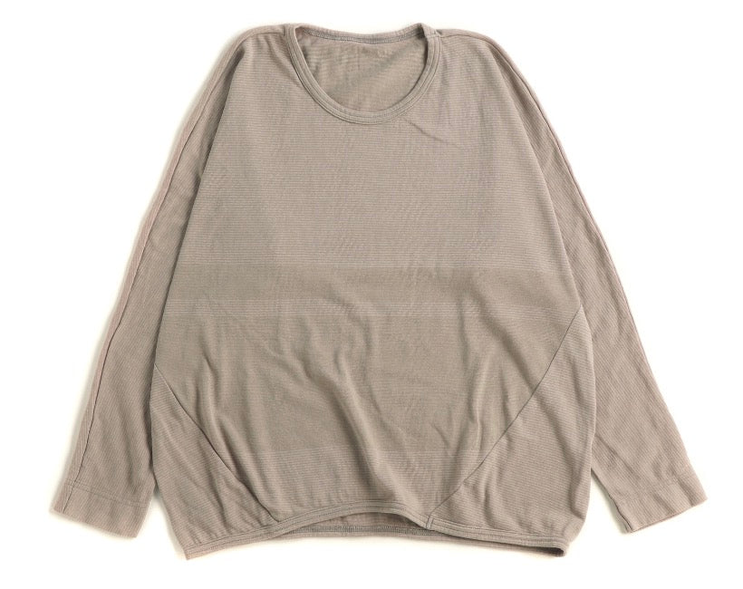 Tamaki-Niime Maru Woven Long Sleeve in Organic Cotton Knit