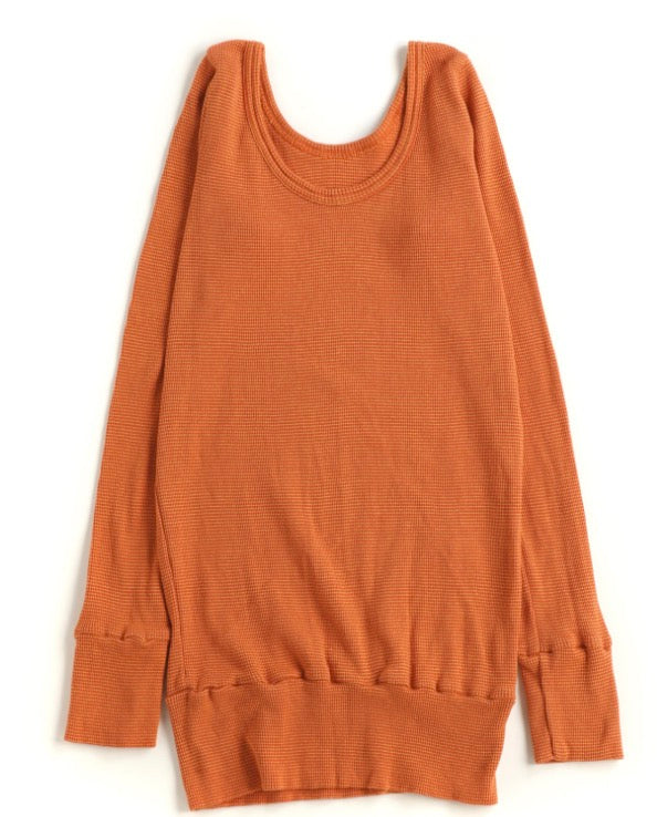 Tamaki-Niime Fukapita Scoop Cotton Knit Long Sleeve