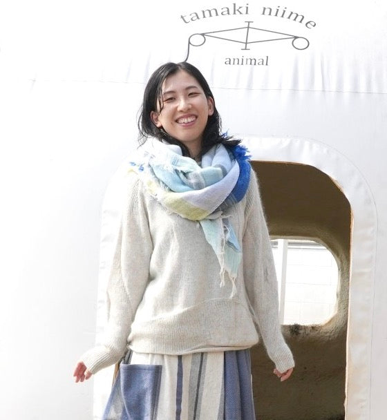 Tamaki Niime PO Knit Fluff Mohair Sweater