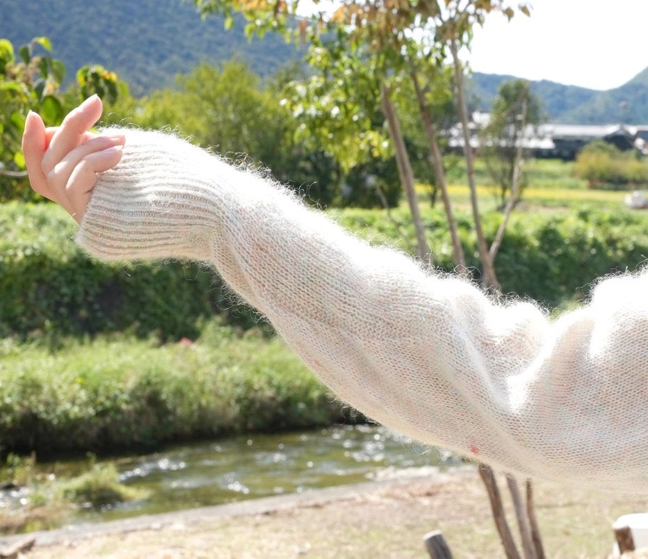 Tamaki Niime PO Knit Fluff Mohair Sweater