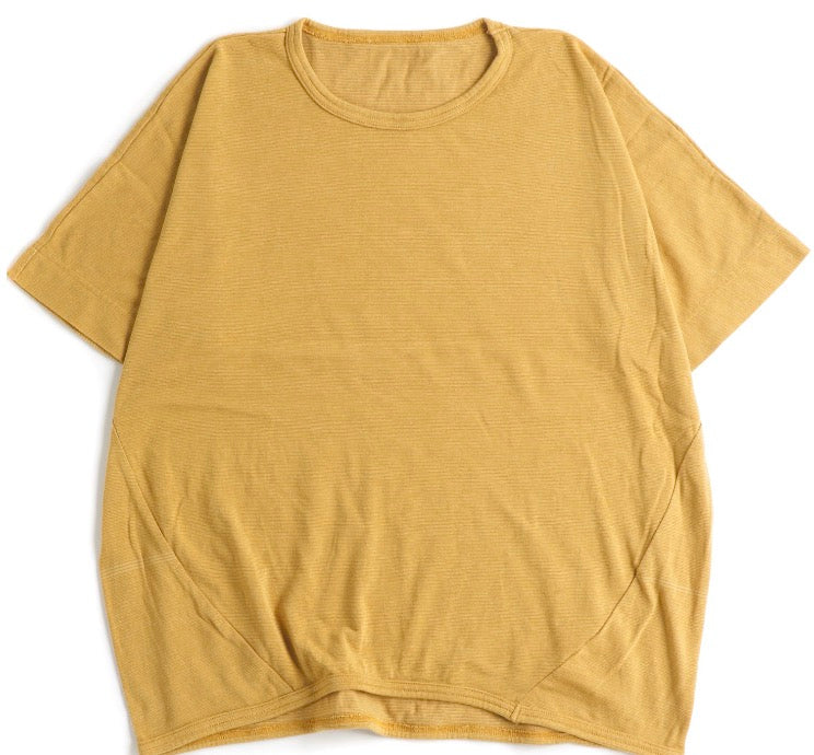 Tamaki-Niime Maru Half Sleeve Organic Cotton Tee from Japan