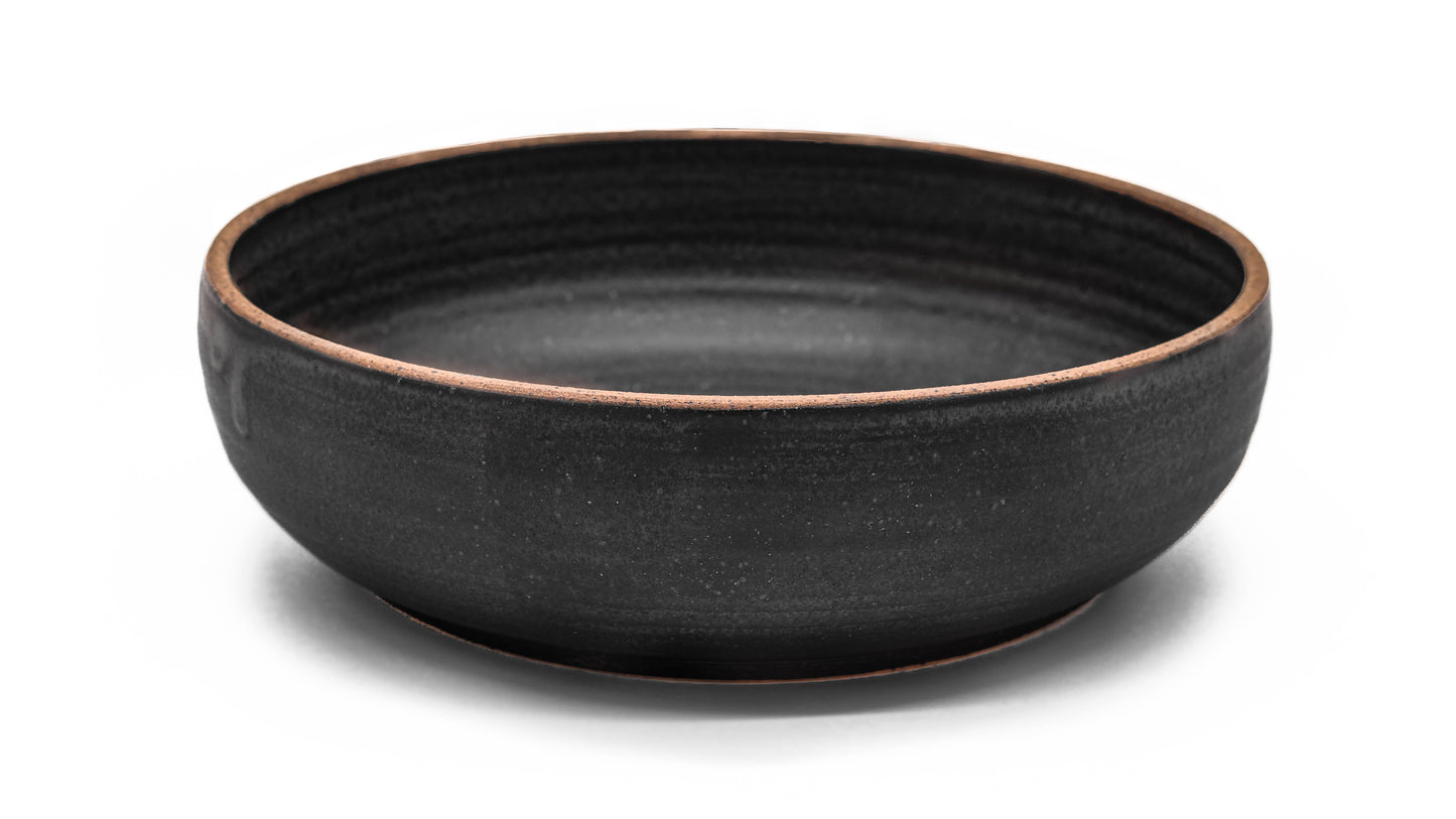 Serving Bowl [Exposed Rim]MIdnight RVPottery -