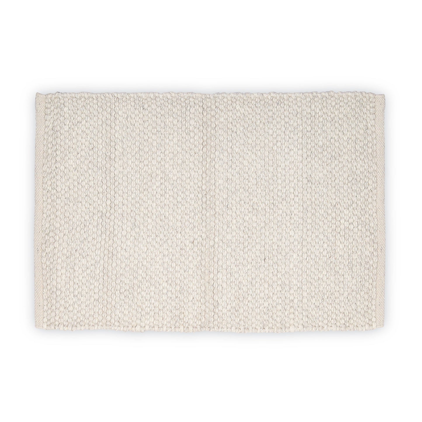 2" x 3" off white area rug