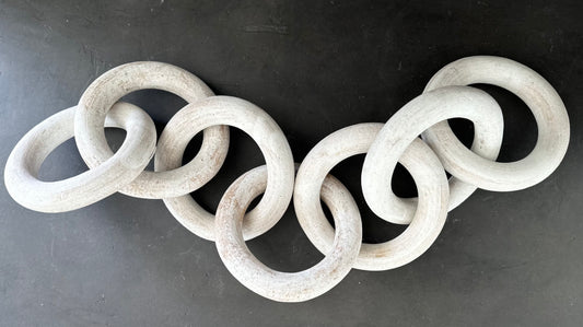 Mquan Chain 7 Stoneware Sculpture